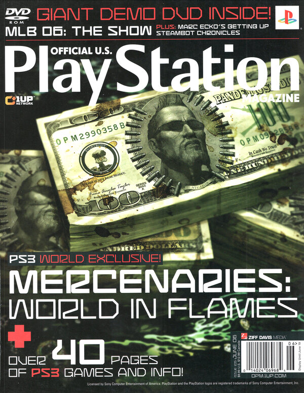 Official U.S. PlayStation Magazine Issue 105 (June 2006) cover